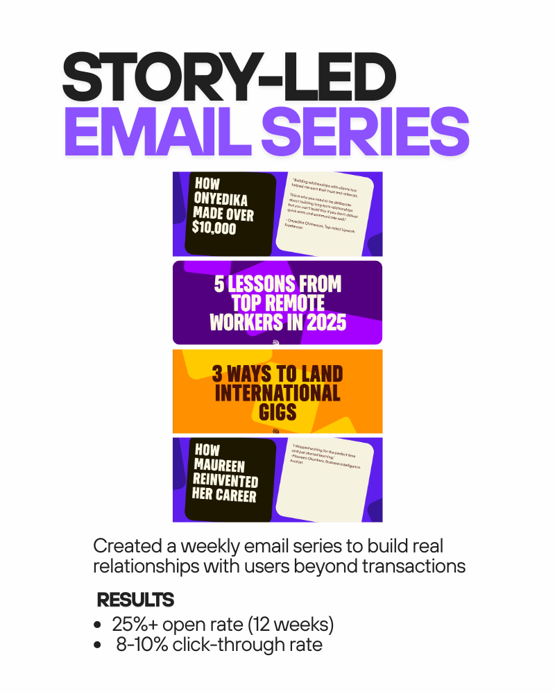 Story-Led Email Series